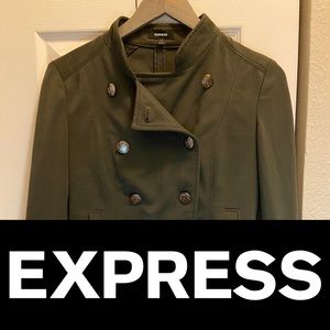 Express Army green blazer
